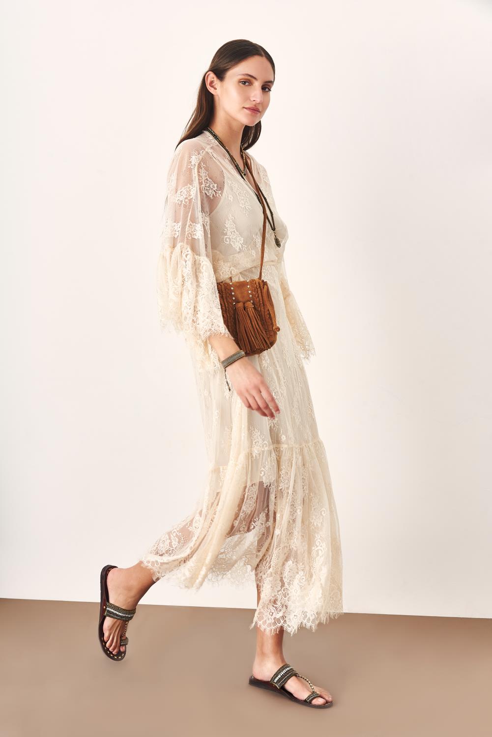 Vestido Lace Long
