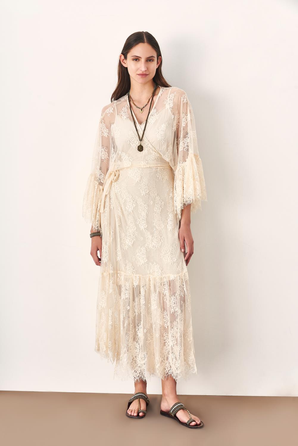 Vestido Lace Long