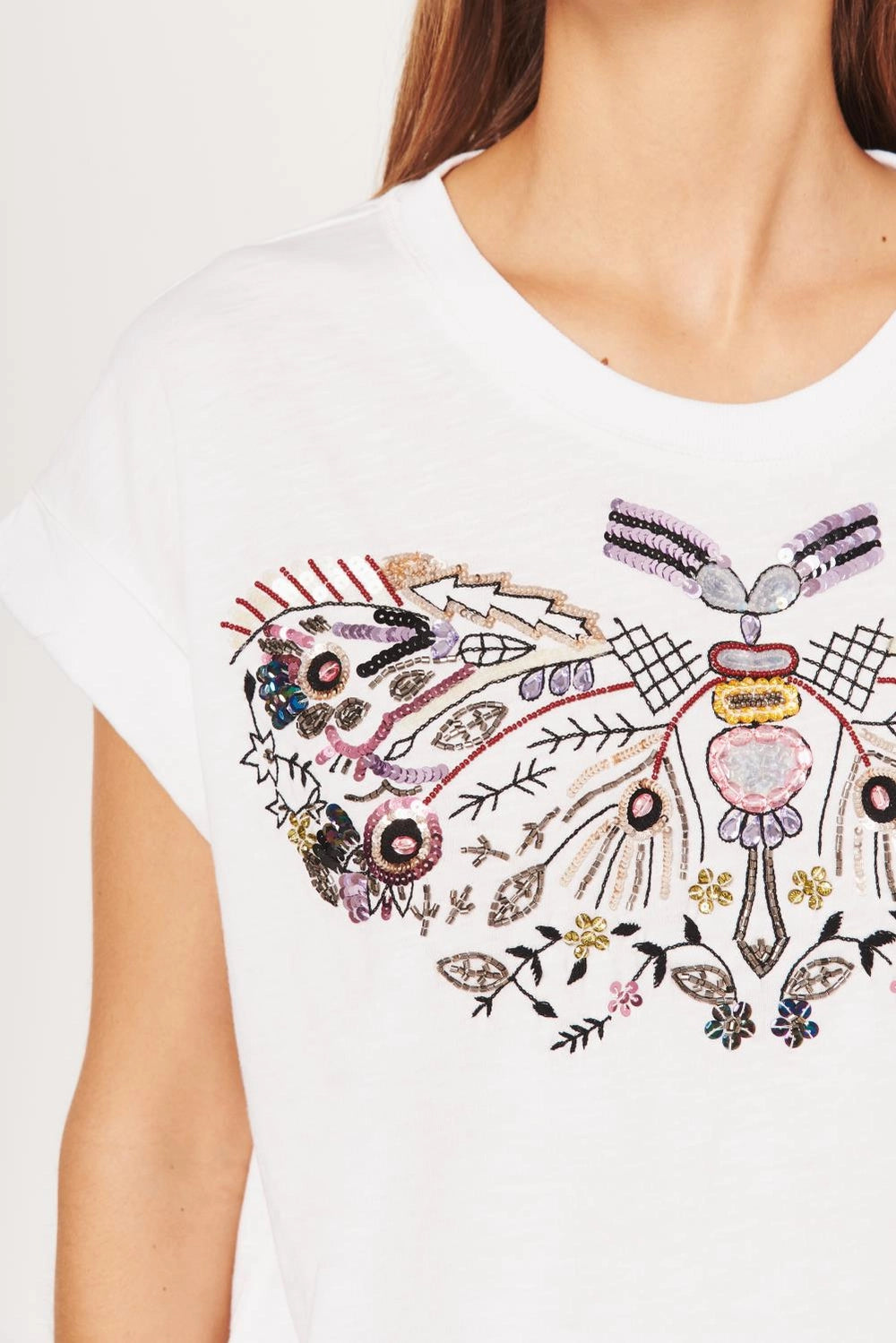 Remera Butterfly Shine