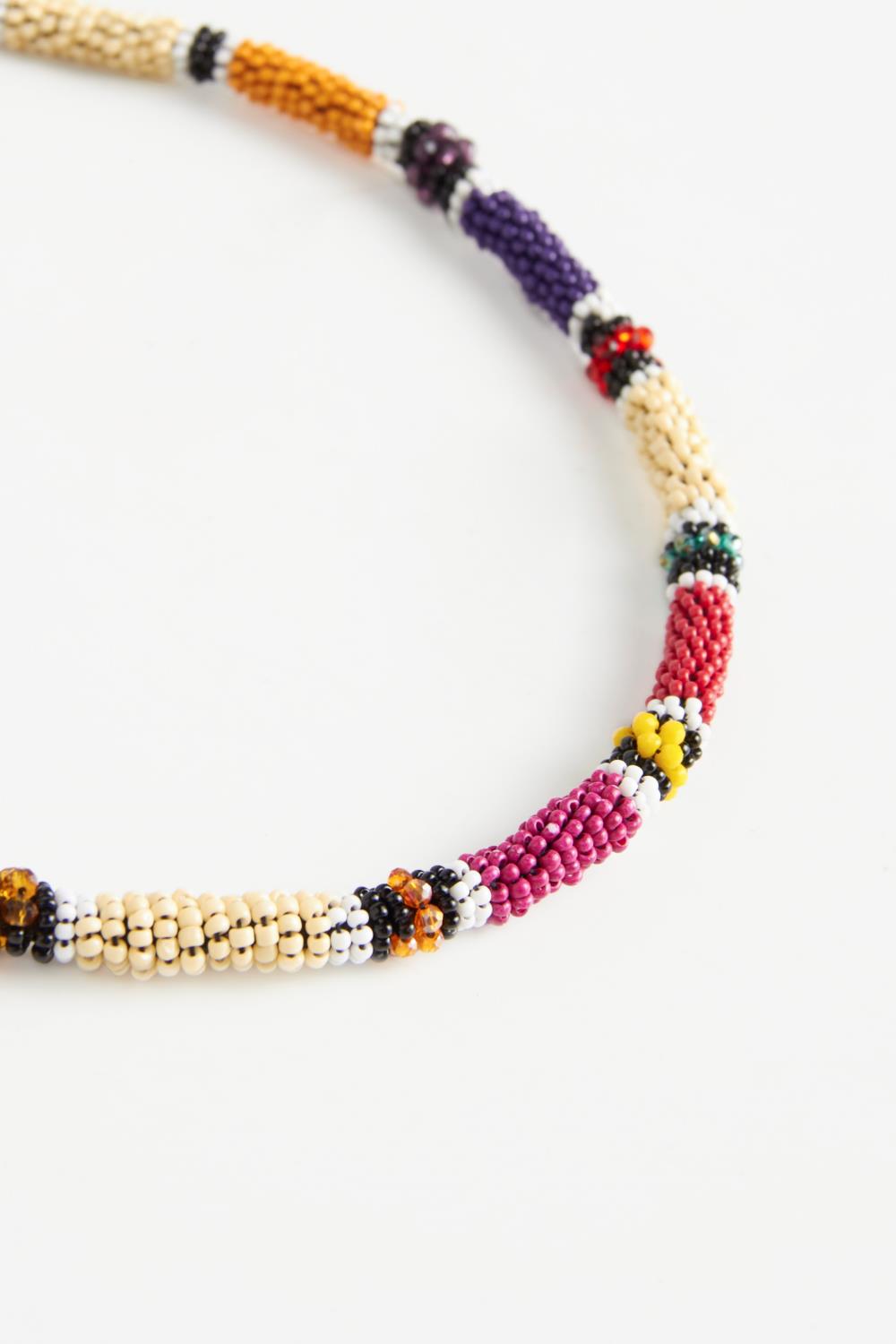 Collar Rainbow Beads