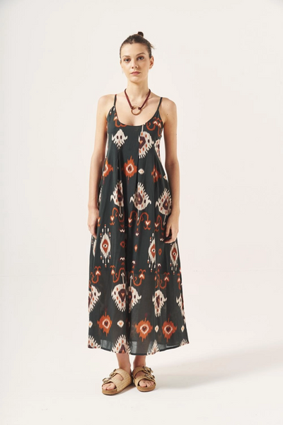 Vestido Bow Ikat