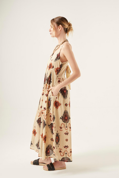 Vestido Bow Ikat