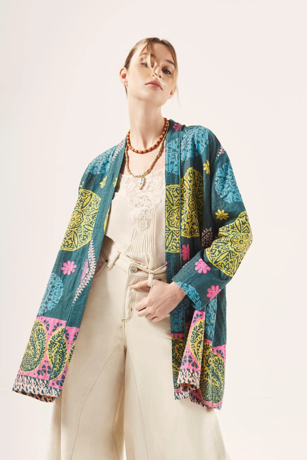Saco Jeanica Floral