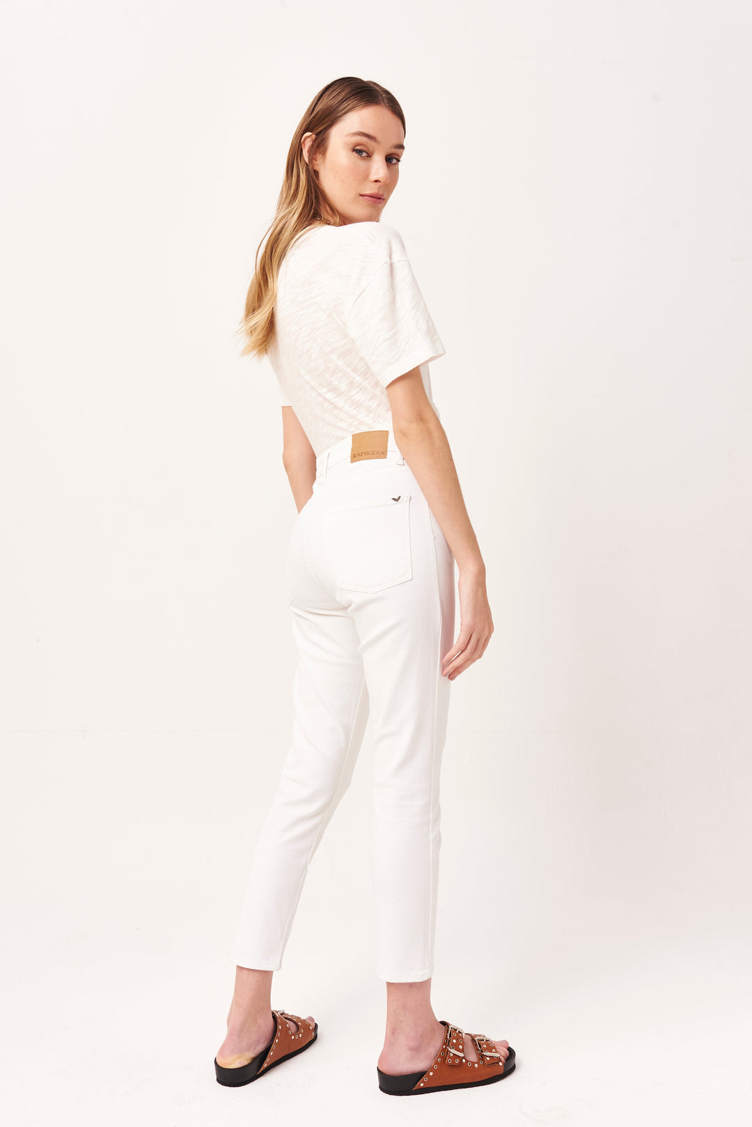 Jean Slim White